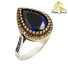 Gümüş Otantik Taşlı Yüzük